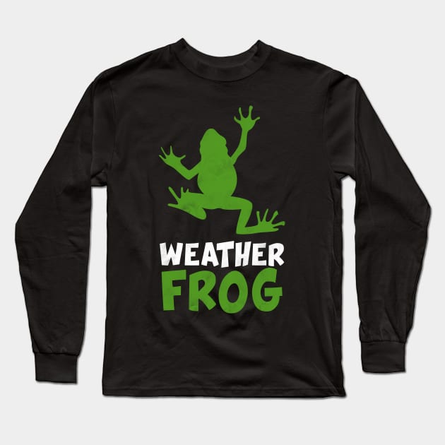 Weather Frog Long Sleeve T-Shirt by Imutobi